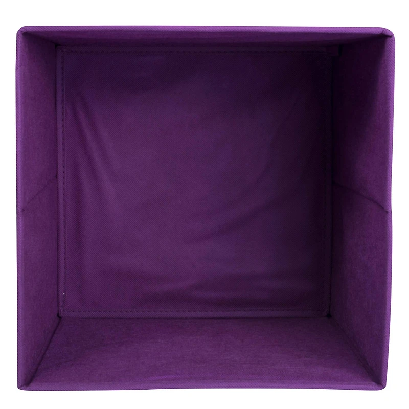 Solid Eggplant Nonwoven Square Cube Set