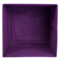 Solid Eggplant Nonwoven Square Cube Set