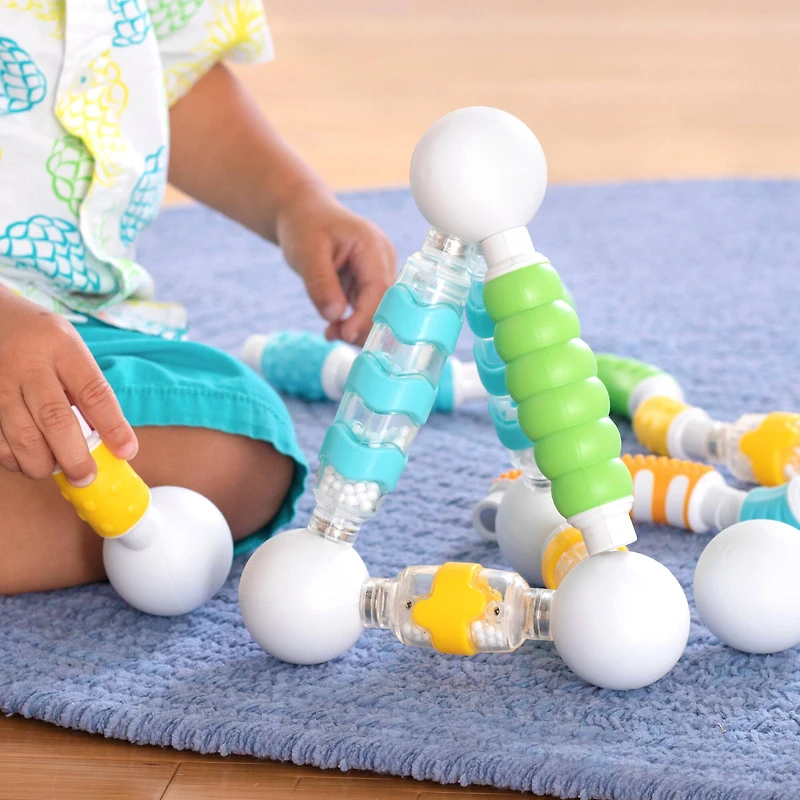 Guidecraft Grippies® Shake, Build & Curve Set