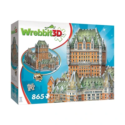 Castles & Cathedrals - Le Chateau Frontenac 3D Puzzle: 865 Pcs
