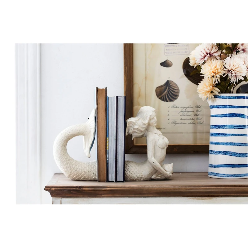 Hello Honey® Mermaid Shaped Bookend Set