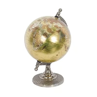 10" Brown Aluminum Traditional Globe
