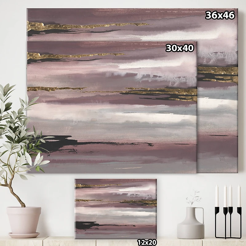 Designart - Purple Glam Storm II