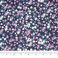 SINGER Spring Purple Floral Cotton Fabric Bundle