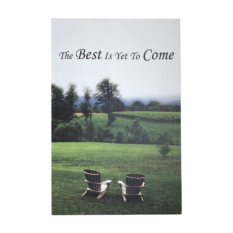 Lela & Ollie The Best is Yet To Come Plaque with Easel