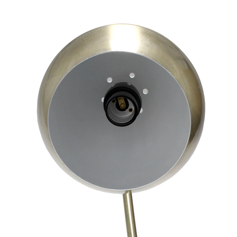 Lalia Home 20" Curved Table Lamp with Dome Shade