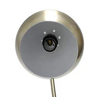 Lalia Home 20" Curved Table Lamp with Dome Shade