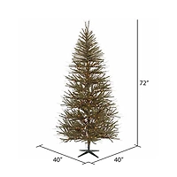 6ft. Pre-Lit Vienna Twig Artificial Christmas Tree, Warm White Dura-Lit® LED Lights