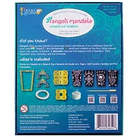 Kulture Khazana Rangoli Mandala Scratch Art Lantern DIY Craft Kit
