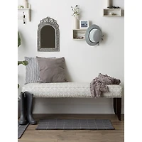 DII® Mineral Variegated Plaid Recycled Yarn Rug Set, 2ft. x 3ft.