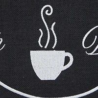 24" Black Hot Coffee Wall Sign