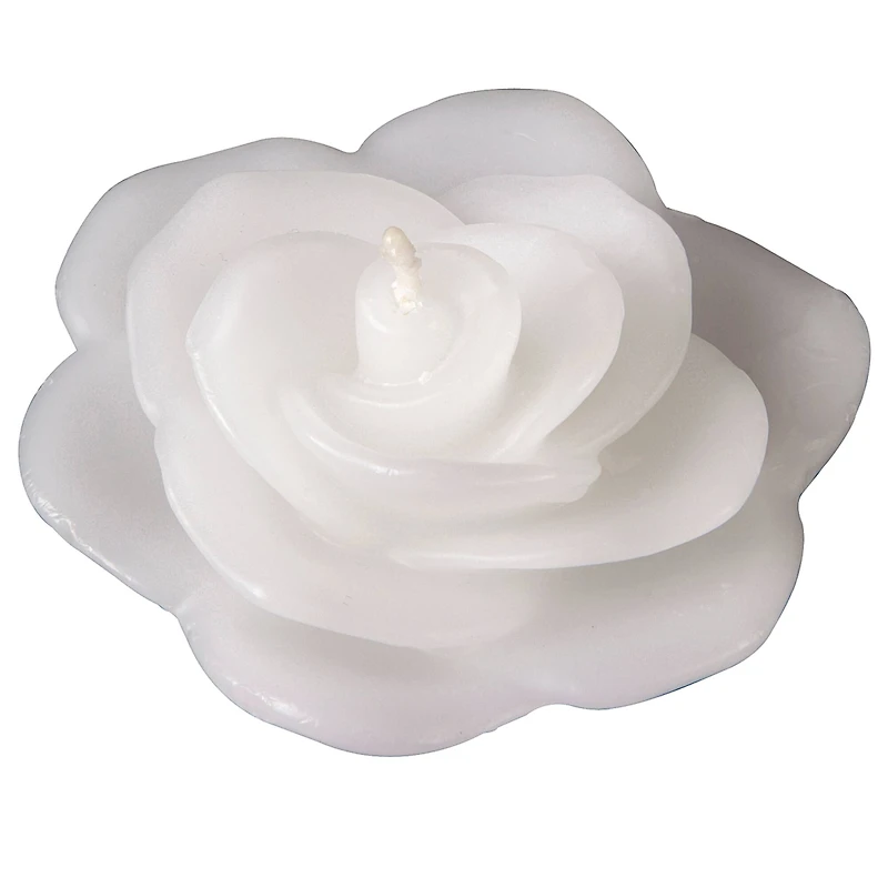 48 Pack: Gardenia Floating Rose Candle by Ashland®