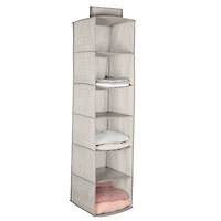 Simplify Gray 6-Shelf Boho Closet Organizer