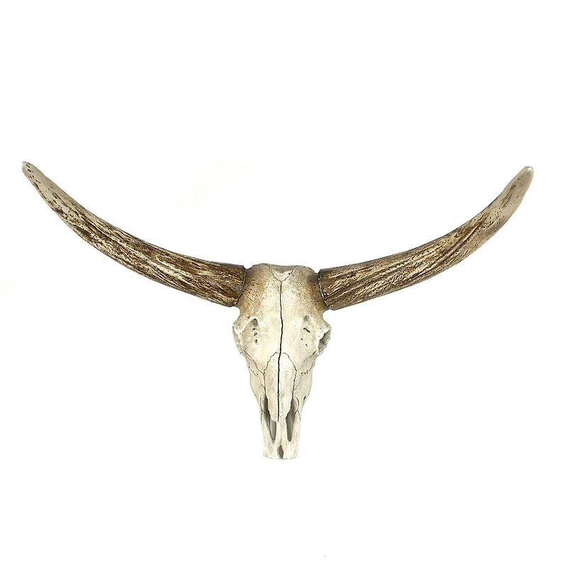Hello Honey® Resin Steer Skull Wall Décor