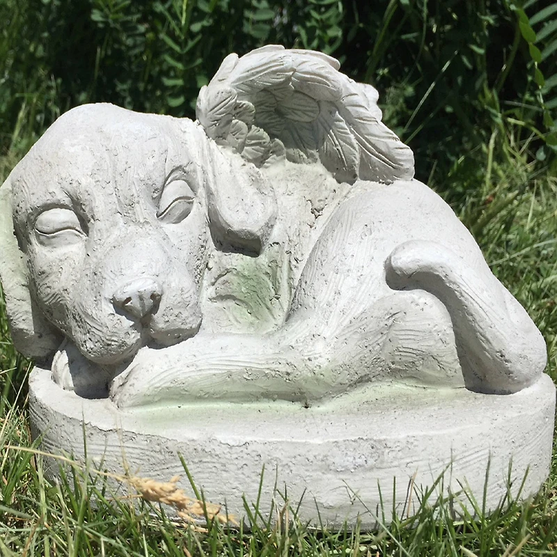 Santa's Workshop 7.5" Remembrance Doggy Statue