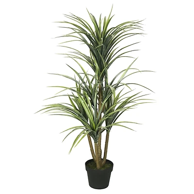 3.3ft. Potted Artificial Green Yucca Tree