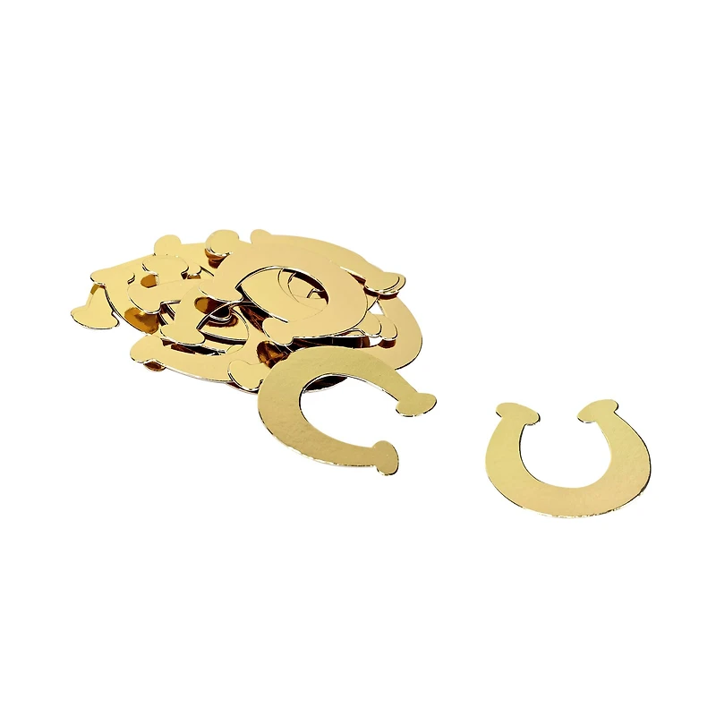 2" Gold Horseshoe Confetti, 20ct. by Celebrate It™