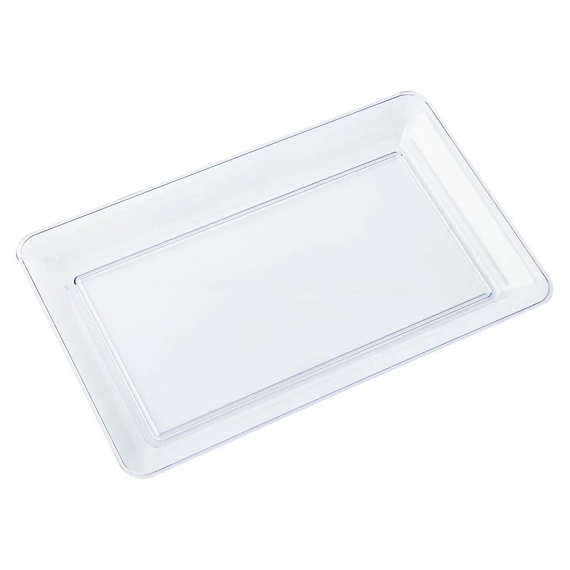 18" Clear Rectangle Tray by Celebrate It™