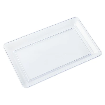 18" Clear Rectangle Tray by Celebrate It™
