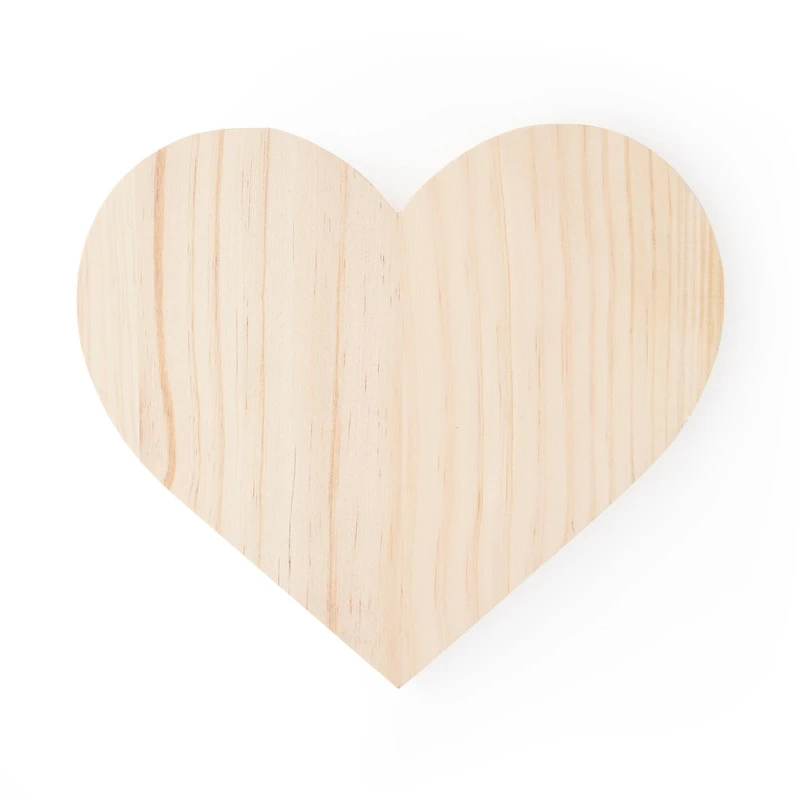 9" Heart Wood Plaque by Make Market®
