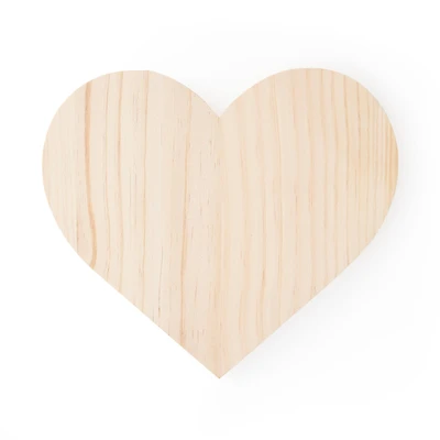 9" Heart Wood Plaque by Make Market®