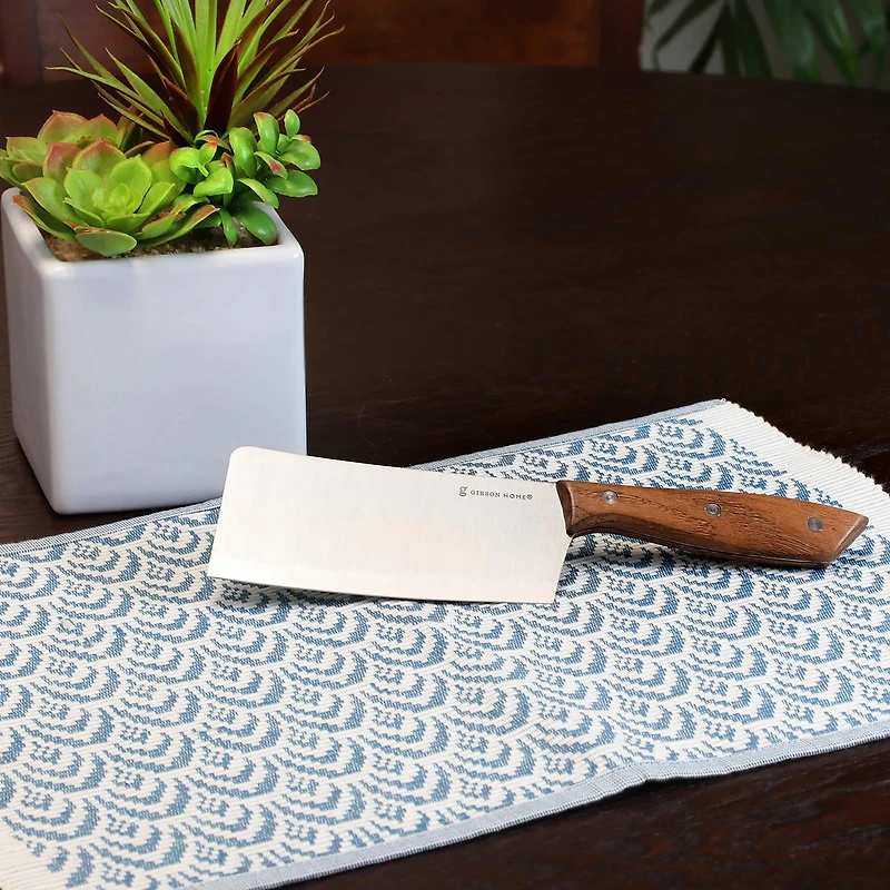 Gibson Home Seward 6" Stainless Steel Cleaver