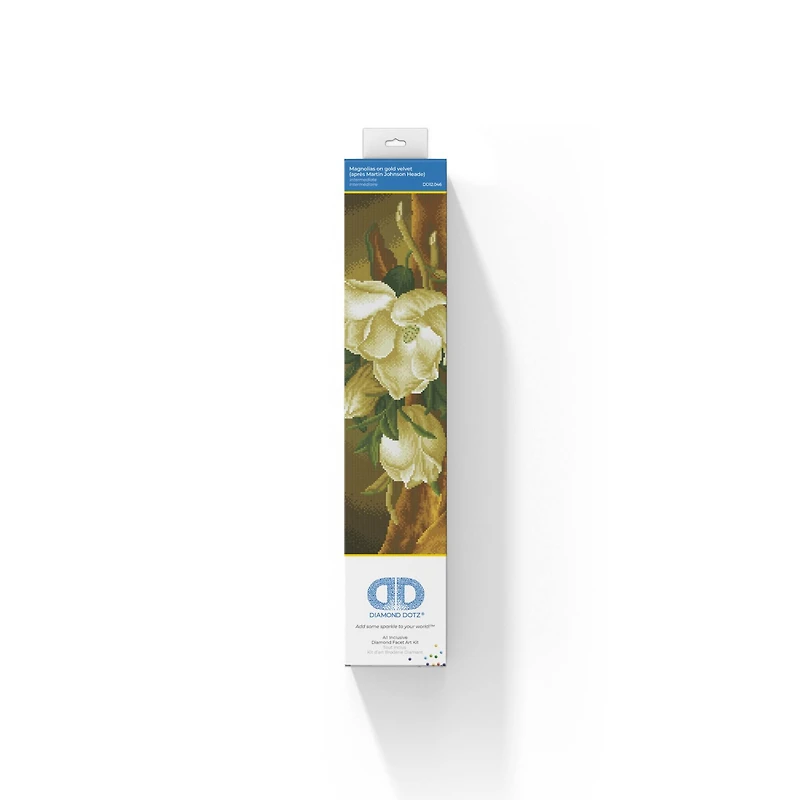 Diamond Dotz® Intermediate Magnolias on Gold Velvet Diamond Facet Art Kit