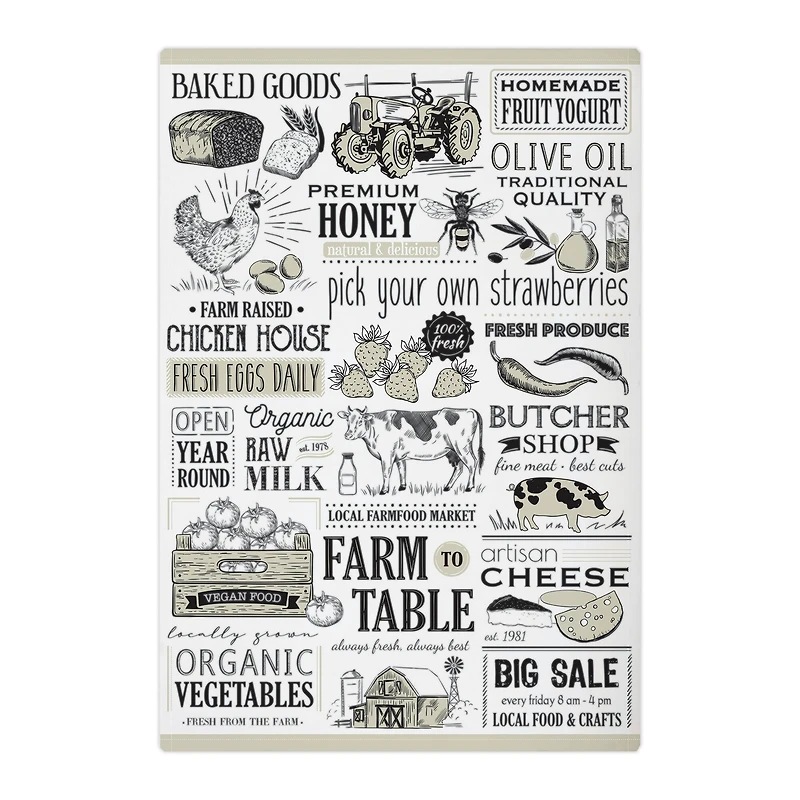 MUkitchen Local Market Designer Print Towel