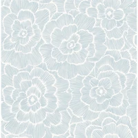 NuWallpaper Blue Saraya Peel & Stick Wallpaper