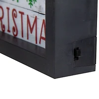LED Lighted 'Believe in the Magic of Christmas' Shadow Box Wall Art