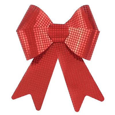 18" Red Disco Tree Bow by Celebrate It®