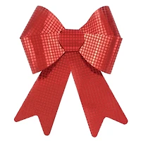 18" Red Disco Tree Bow by Celebrate It®