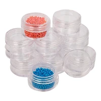 The Beadsmith® 5'' x 4'' x 1'' Clear Storage Box with Jars