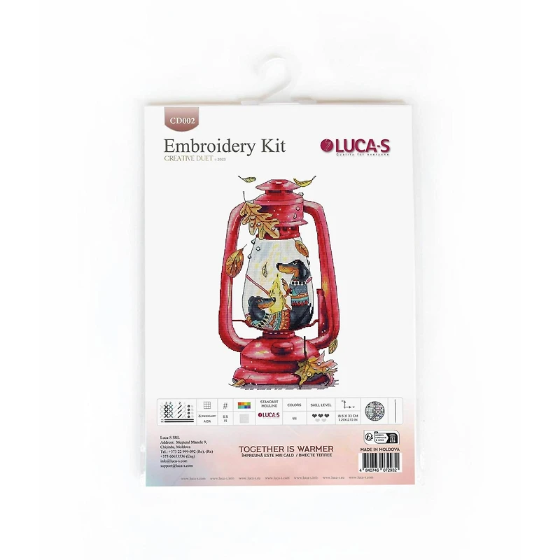 Luca-S Together Is Warmer Counted Cross-Stitch Kit