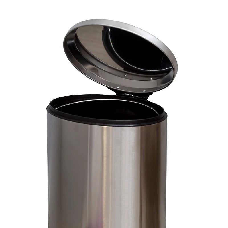 Honey Can Do 5L Oval Stainless Steel Step Trash Can