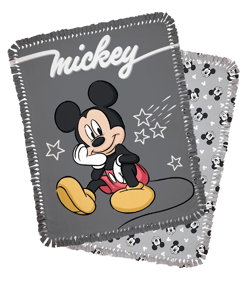 Disney® 48" Mickey Mouse No Sew Fleece Throw Kit