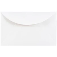 JAM Paper White 3Drug Mini Envelopes, 100ct.