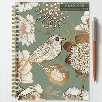TF Publishing 2024 Birds & Floral Medium Weekly Monthly Planner