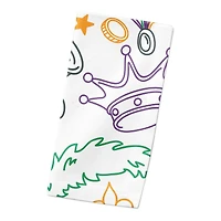 Mardi Gras Graffiti Cloth Napkin