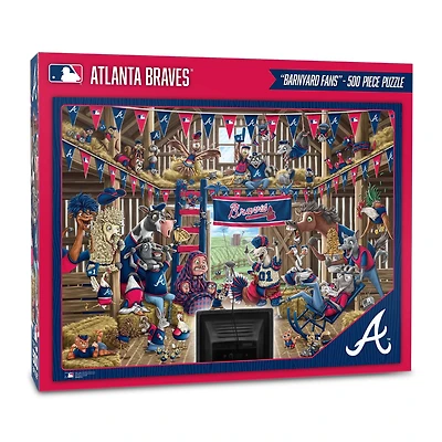 MLB Barnyard Fans 500 Piece Puzzle