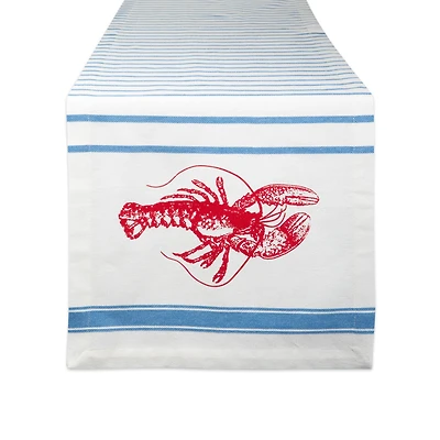 Lobster Stripe Table Runner 14" x 108"