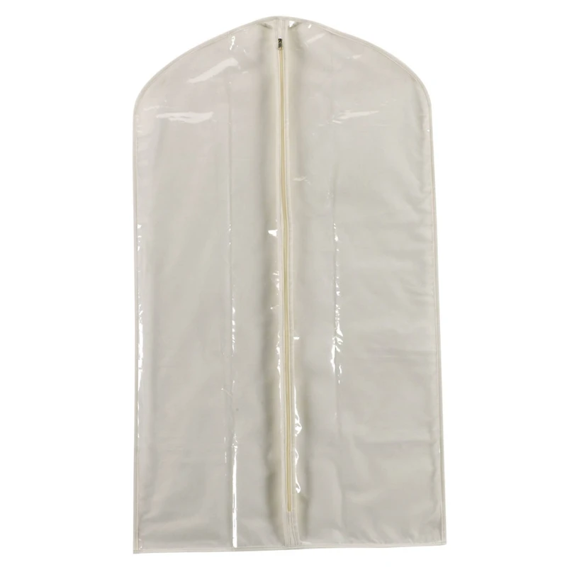 Household Essentials 42" White Suit Protector Garment Bag