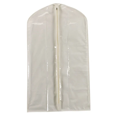 Household Essentials 42" White Suit Protector Garment Bag