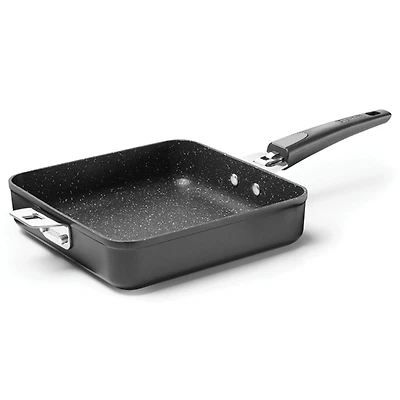 The Rock® by Starfrit® 9" Fry Pan & Square Dish with T-Lock Detachable Handle