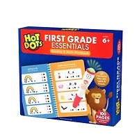 Educational Insights Hot Dots First Grade Essentials Reading & Math Workbook