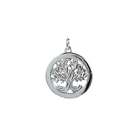 Charmalong™ Silver Plated & Stone Paved Tree Charm by Bead Landing™