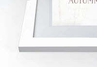 Autumn Days White Framed Print Wall Art