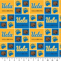 NCAA UCLA Bruins Block Cotton Fabric