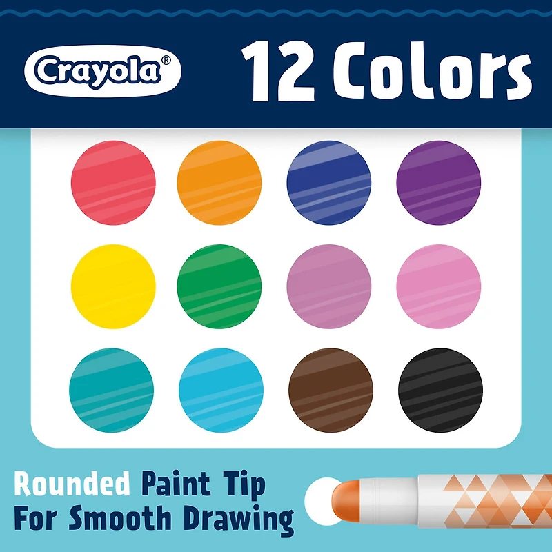 Crayola® Acrylic Paint Doodle Sticks, 2 Packs of 12