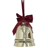 Gold Bell with Red Ribbon Wall Décor by Ashland®